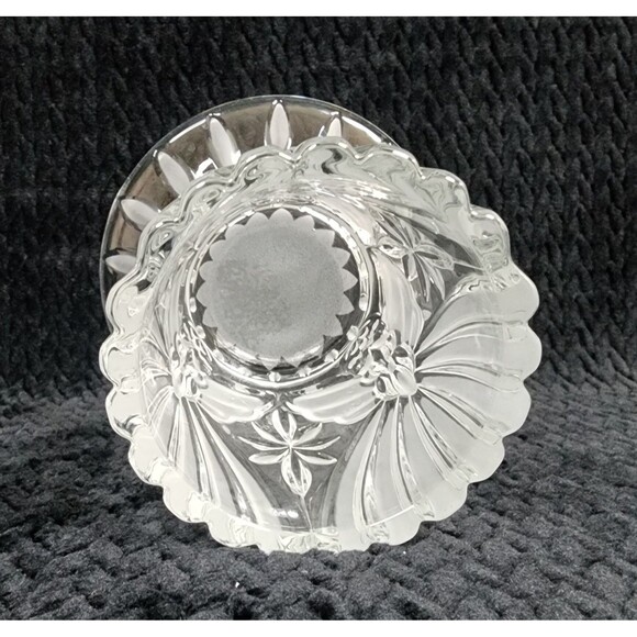 Vintage Gorham Crystal Angels of Peace Candle Holder Set - 3 pc set - 1990s - Picture 5 of 16